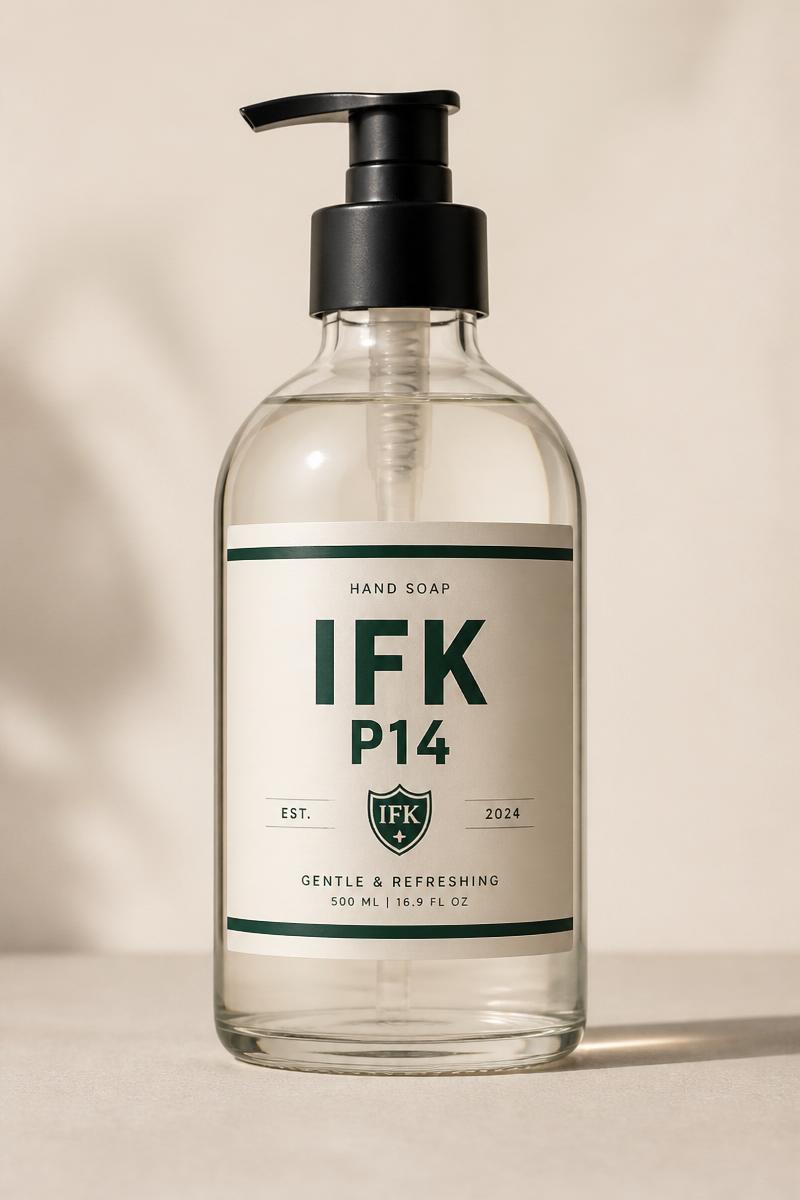 Handtvål med etikett för IFK P14
